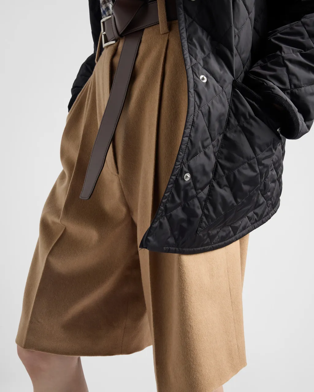 Camel-Hair Bermudas