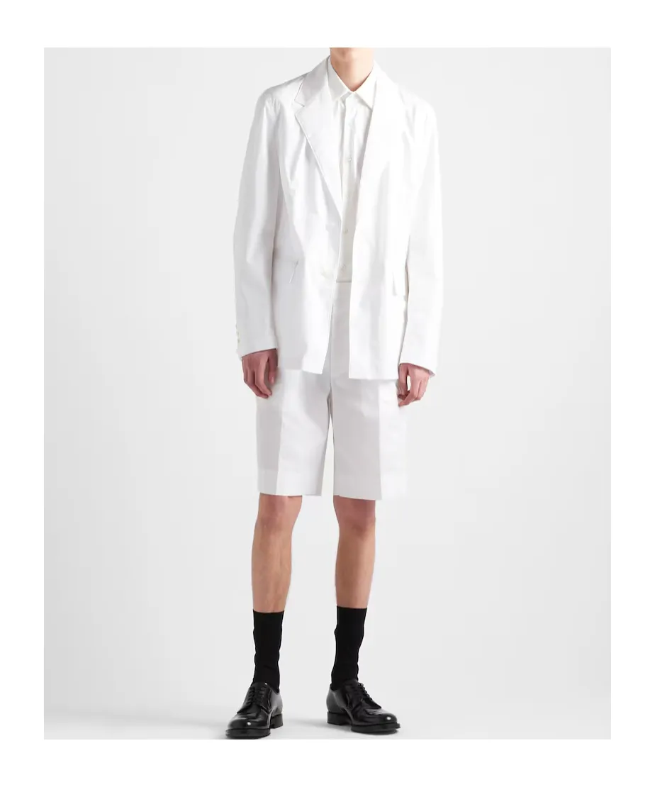Single-Breasted Cotton Jacket