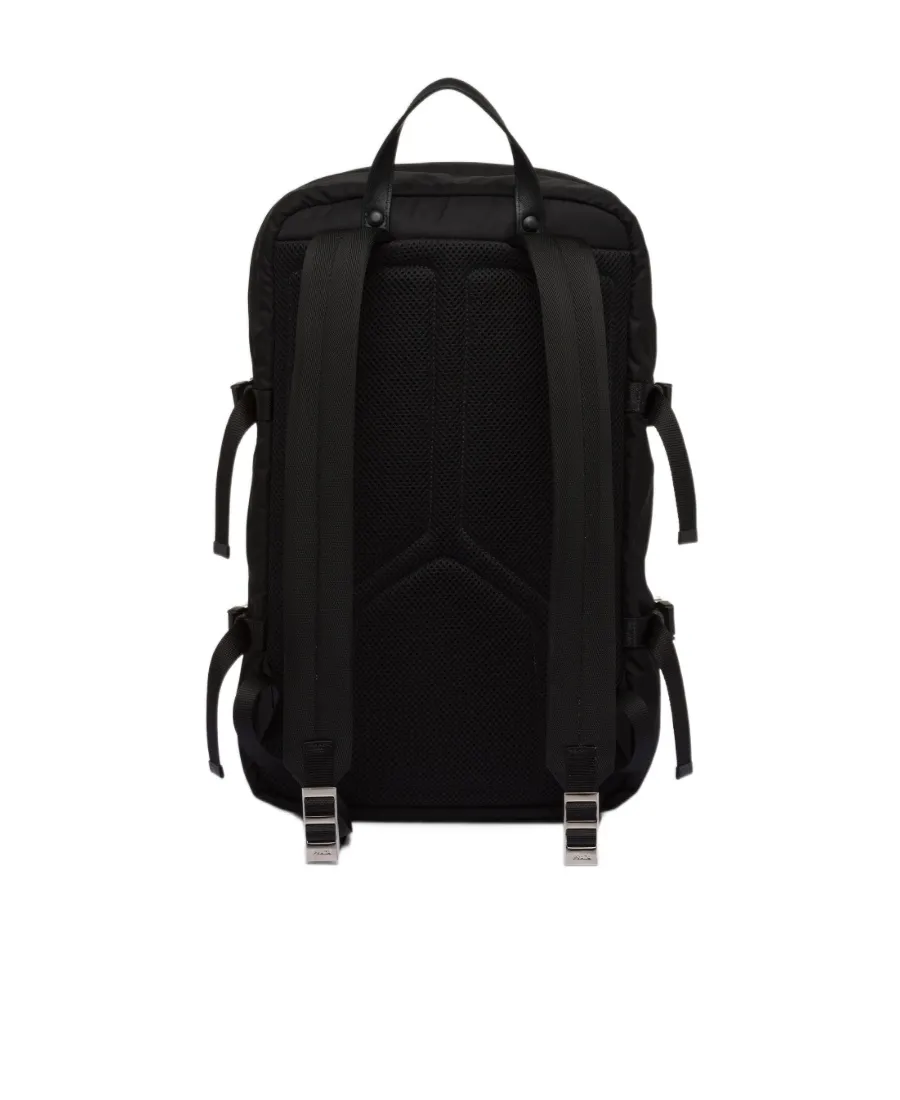Logo Plaque Zipped Backpack
