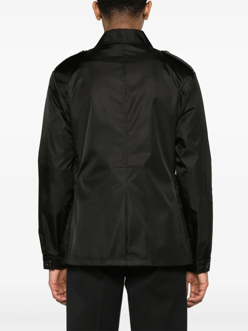 Long-Sleeved Pocket-Detailed Jacket