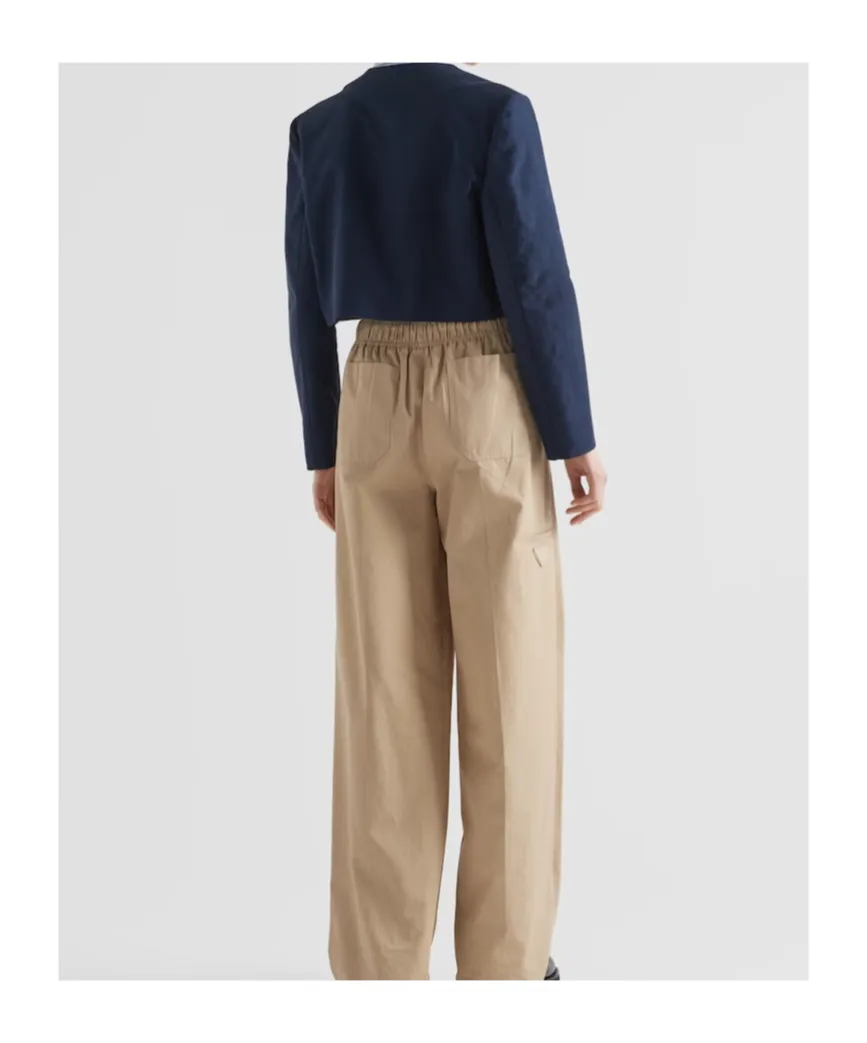 Crewneck Cropped Jacket