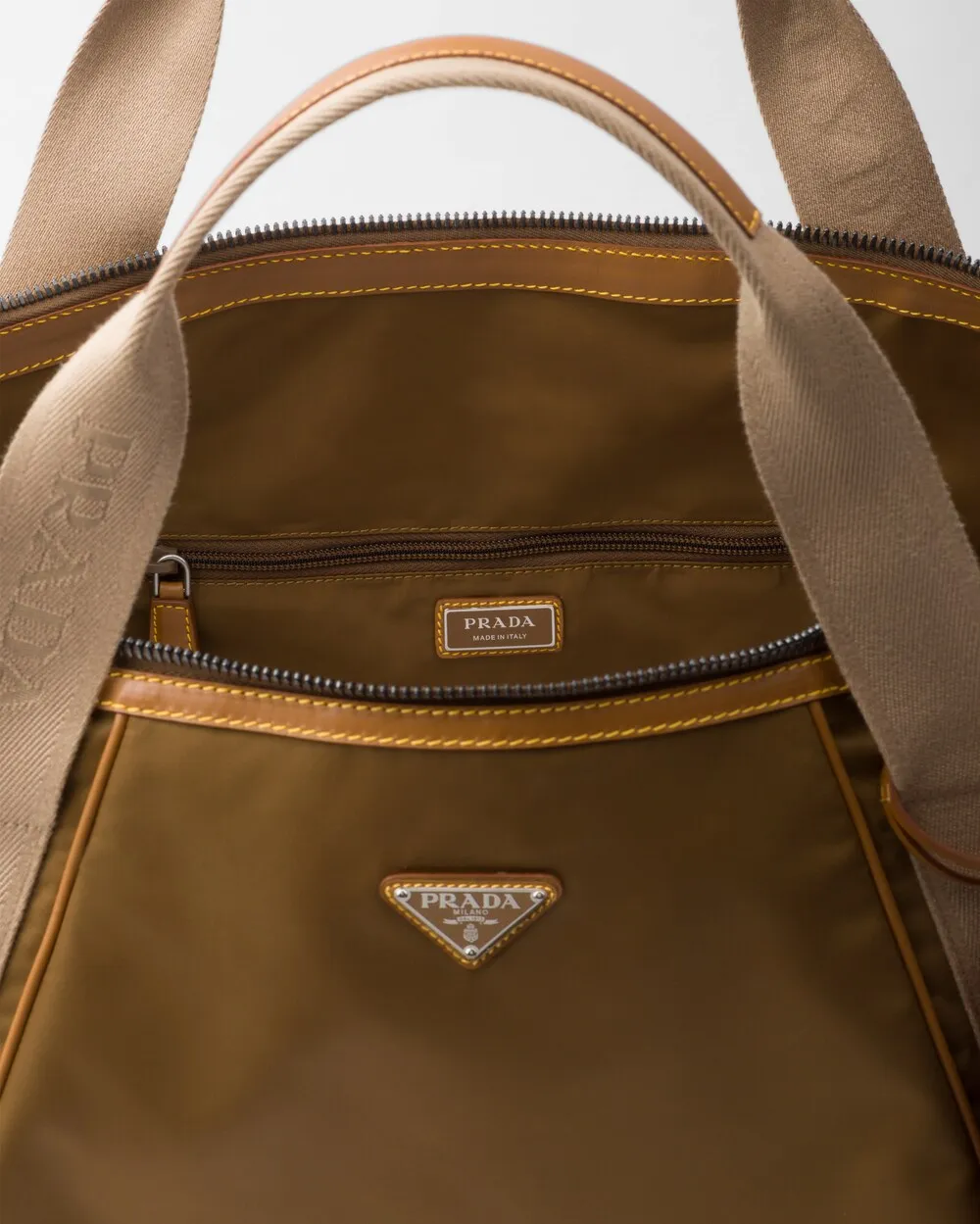 Re-Nylon Zipped Duffle Bag