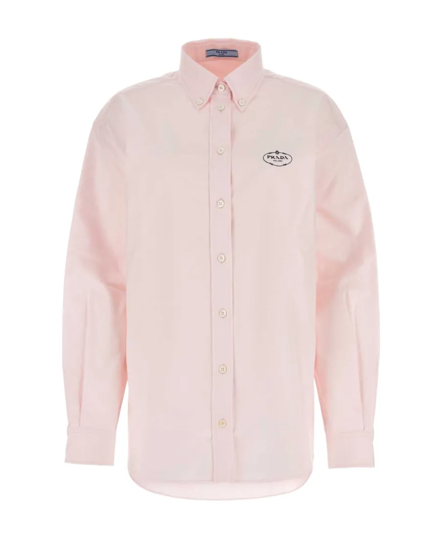 Logo Detailed Oversized Shirt