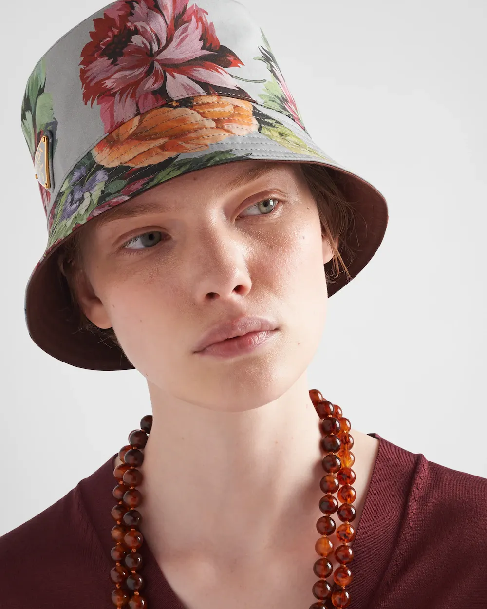Reversible Printed Cotton Bucket Hat