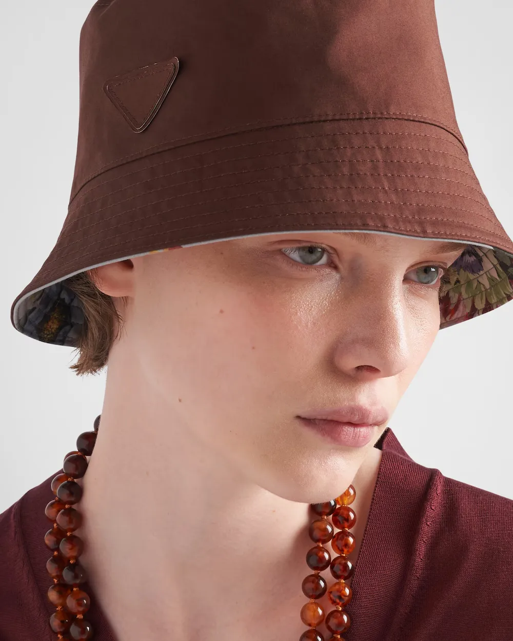 Reversible Printed Cotton Bucket Hat