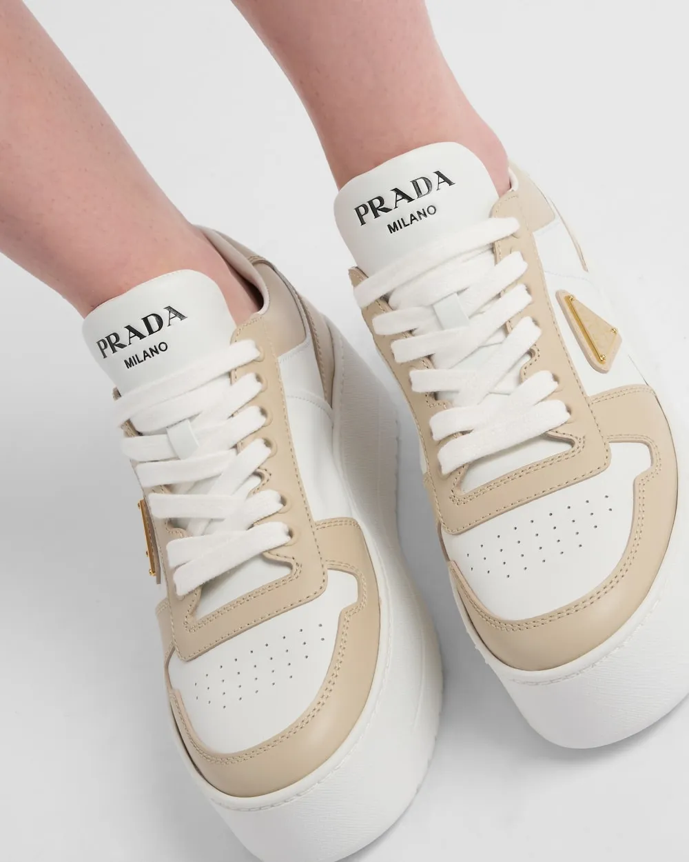 Downtown Bold Lace-Up Sneakers