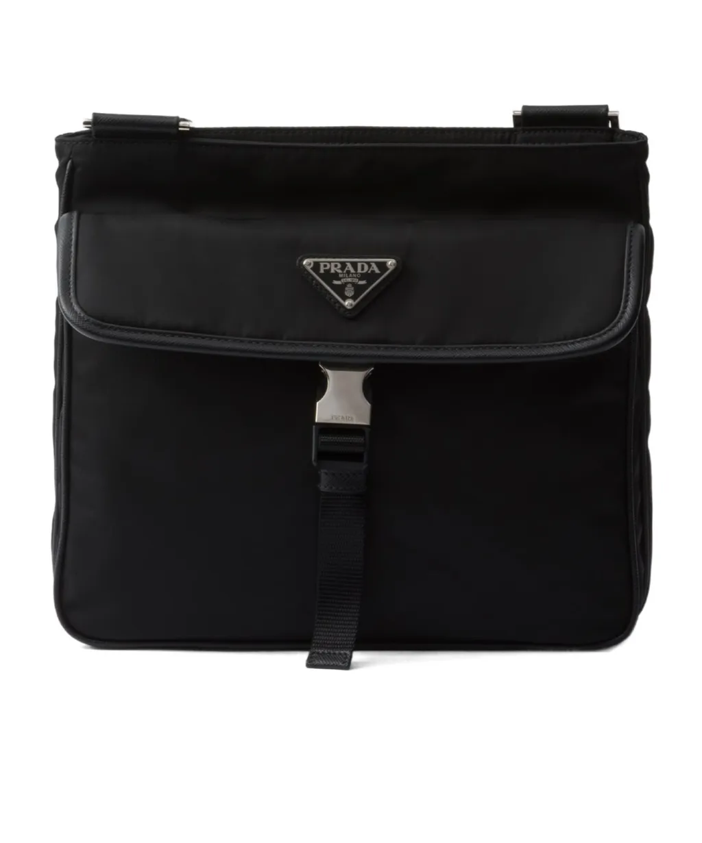 Logo Plaque Buckle-Fastened Shoulder Bag