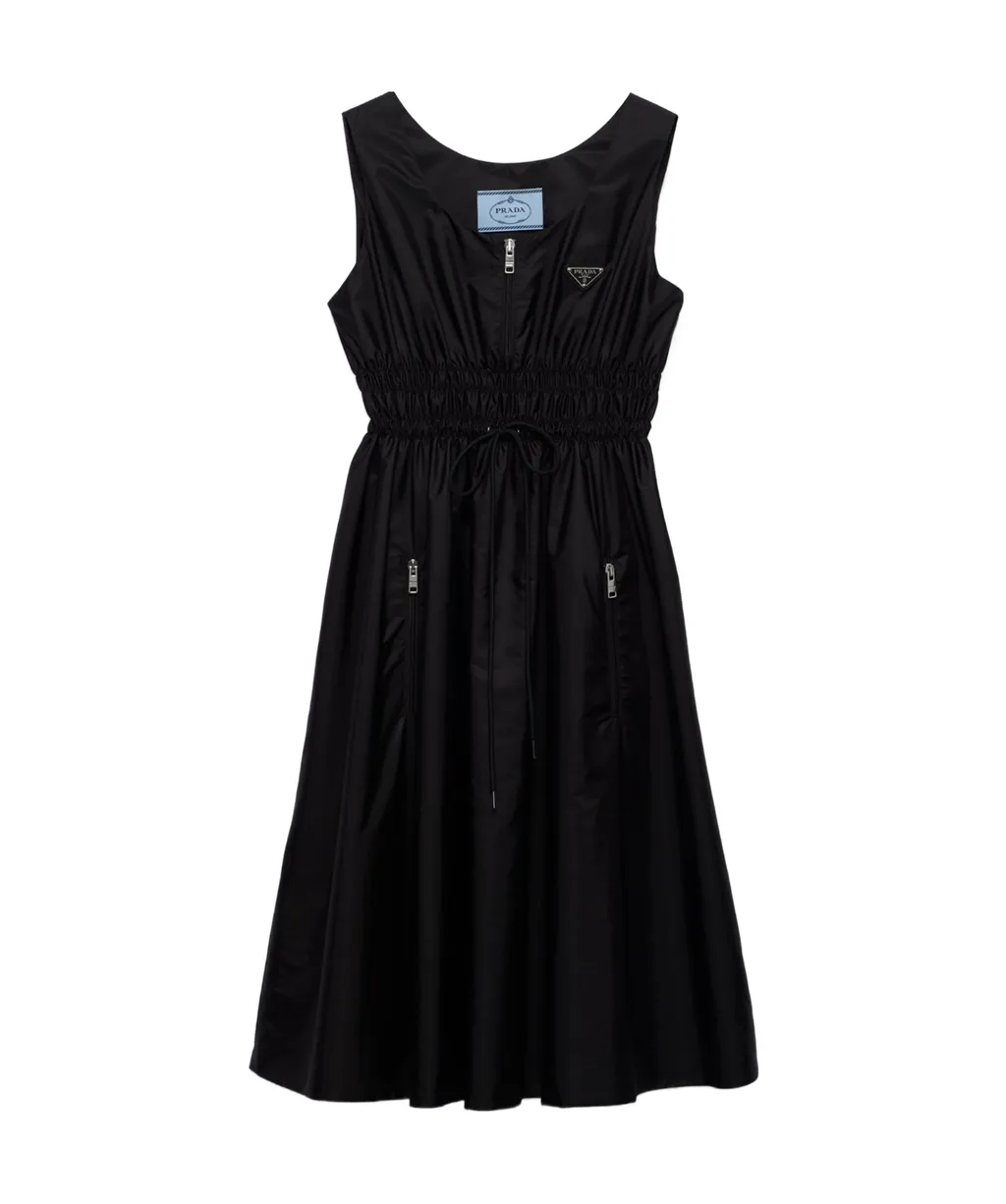 Re-Nylon Sleeveless Midi Dress