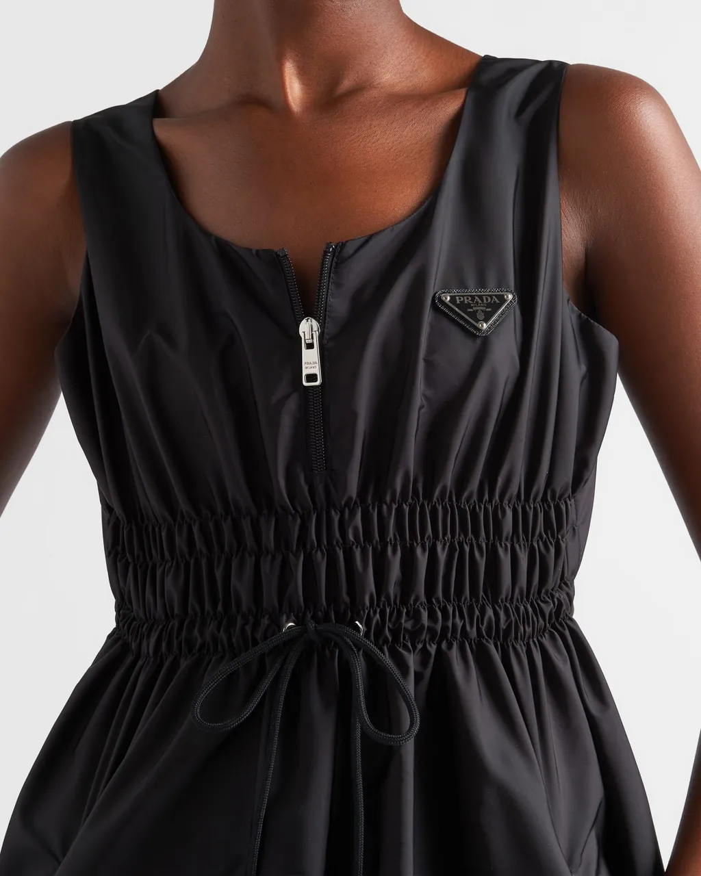 Re-Nylon Sleeveless Midi Dress