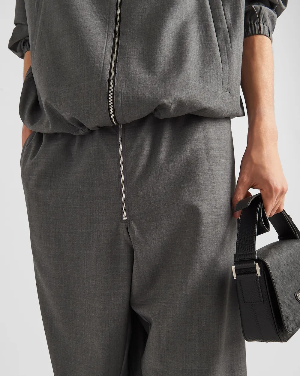 Wide-Leg Tailored Trousers