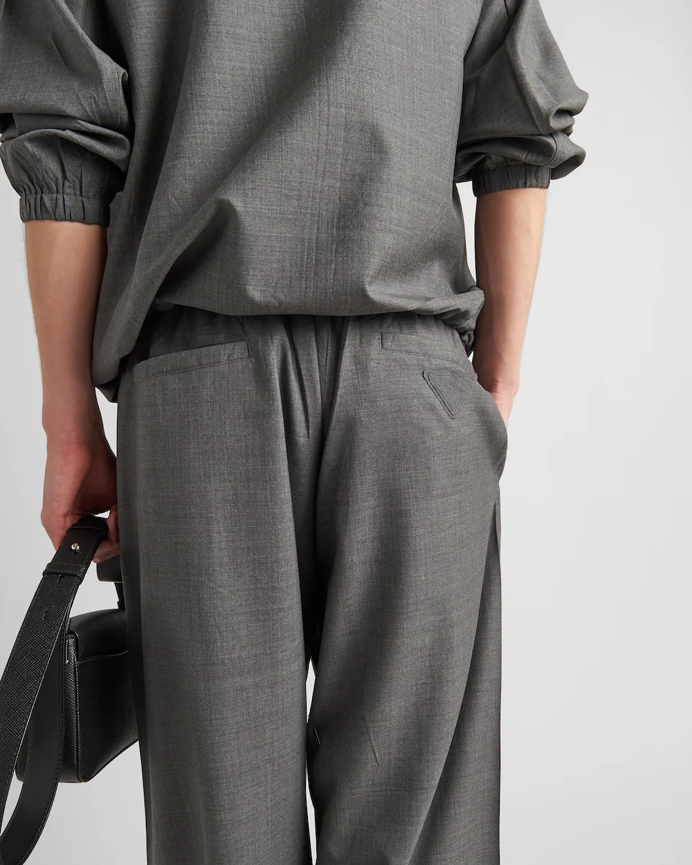 Wide-Leg Tailored Trousers