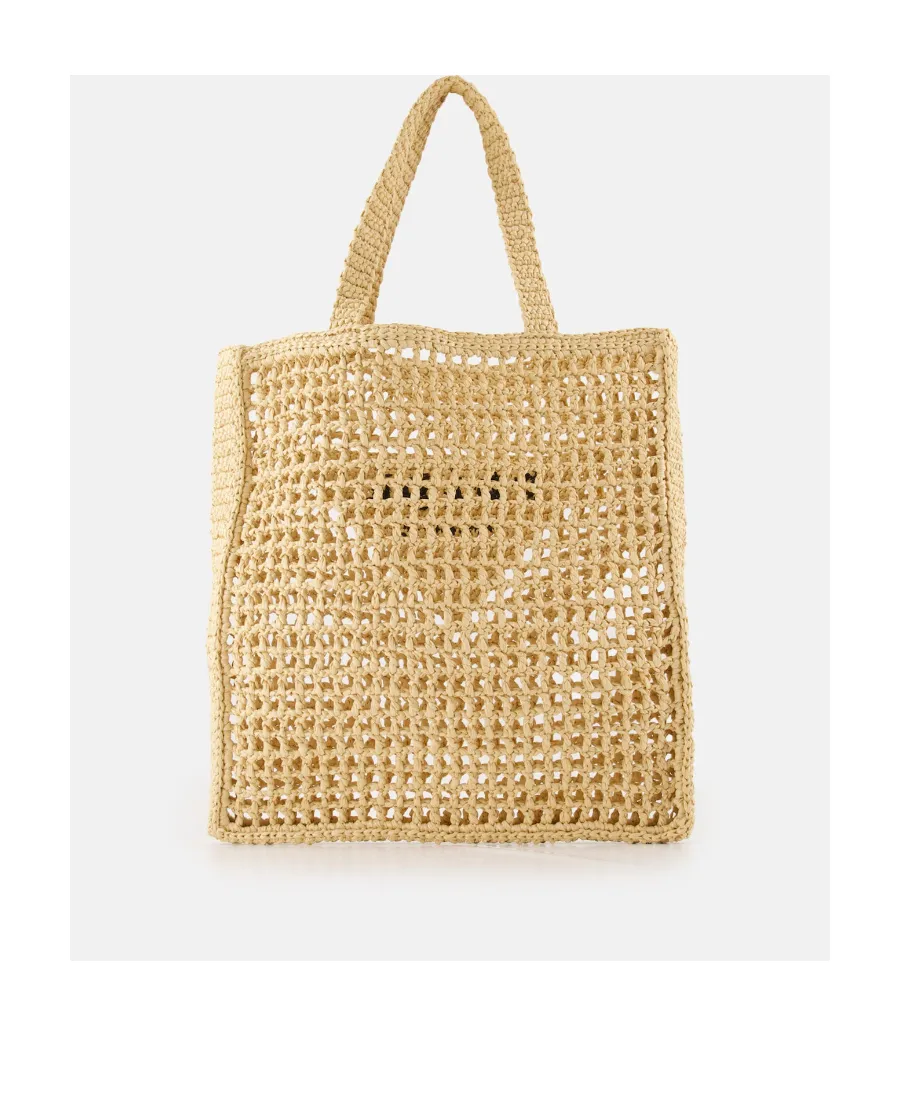 Logo Printed Woven Tote Bag