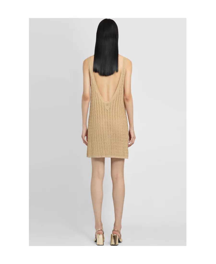 Sleeveless V-Neck Midi Dress