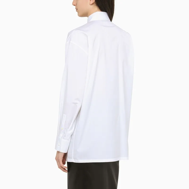 Logo Plaque Button-Up Shirt