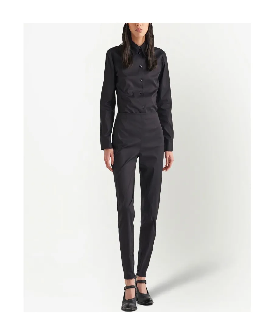 Long-Sleeved Lapel Shirt