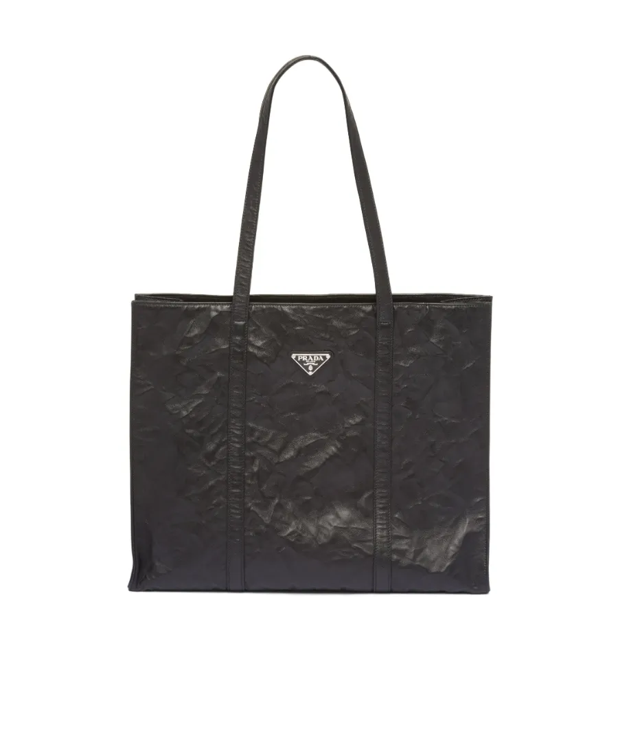 Large Antique Nappa Leather Tote