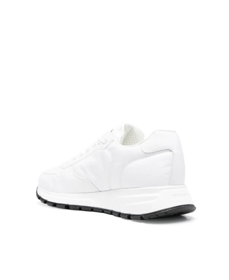 Logo-Plaque Lace-Up Sneakers
