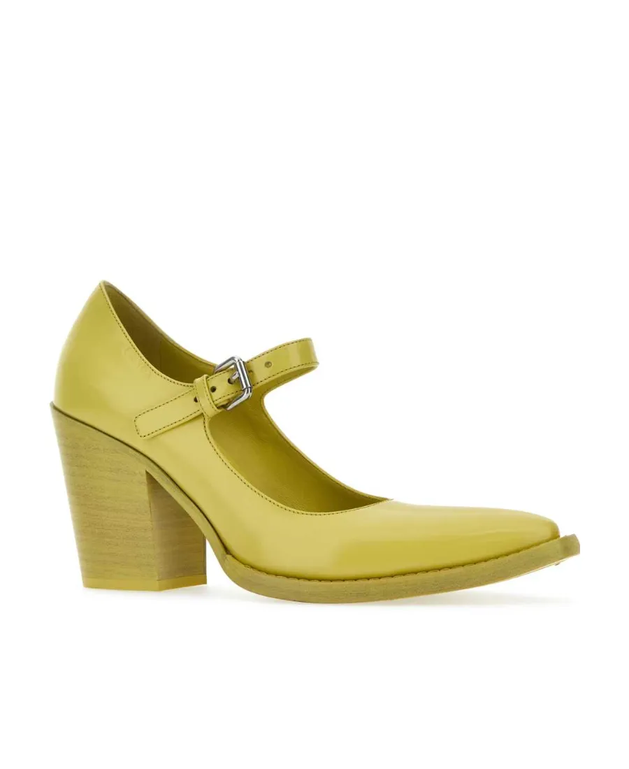 Logo Detailed Buckled Pumps
