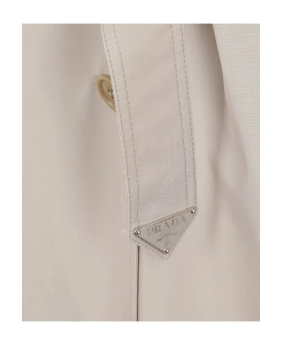 Double-Breasted Belted Trench Coat