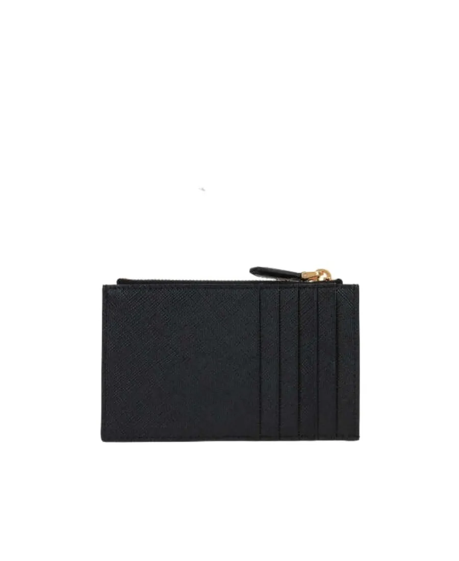 Logo-Plaque Leather Wallet