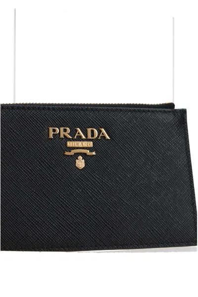 Logo-Plaque Leather Wallet