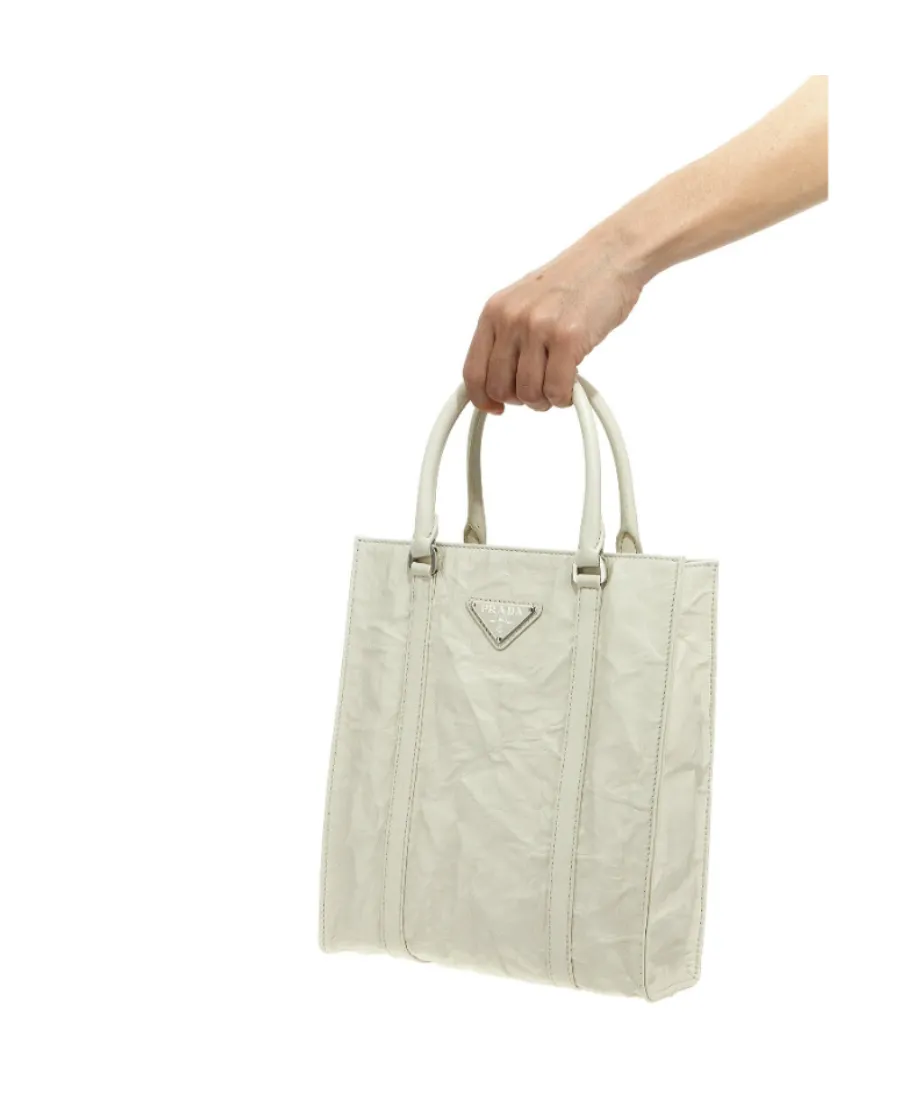 Antique Nappa Leather Tote Bag
