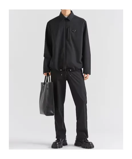 Logo Plaque Cropped Tailored Trousers