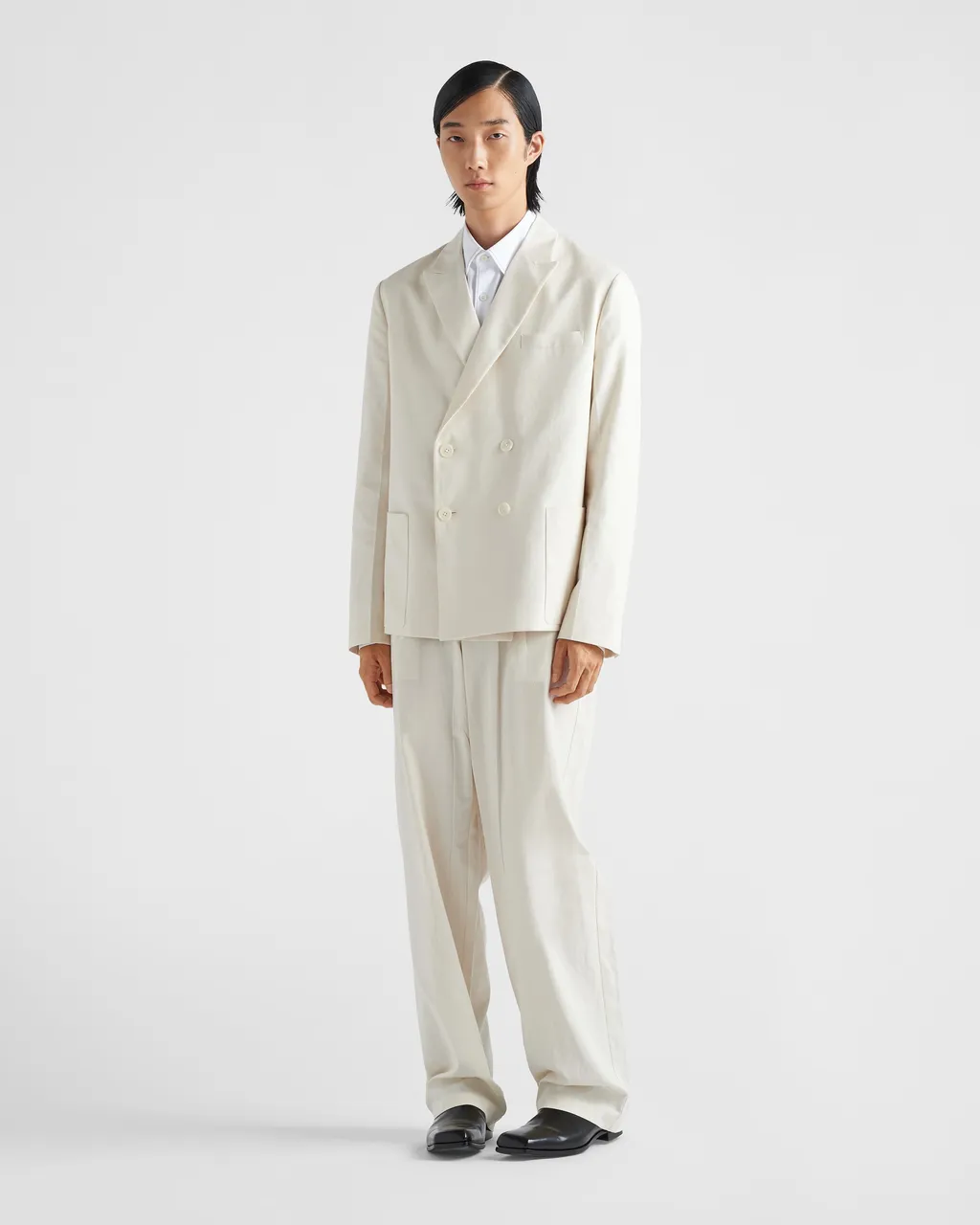 Double-Breasted Long Sleeved Blazer