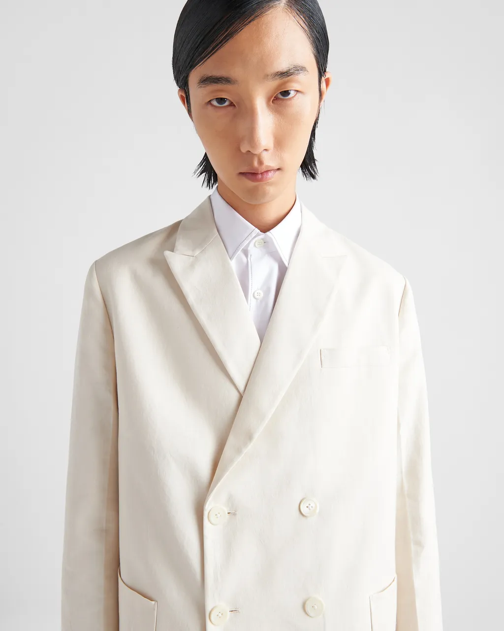 Double-Breasted Long Sleeved Blazer