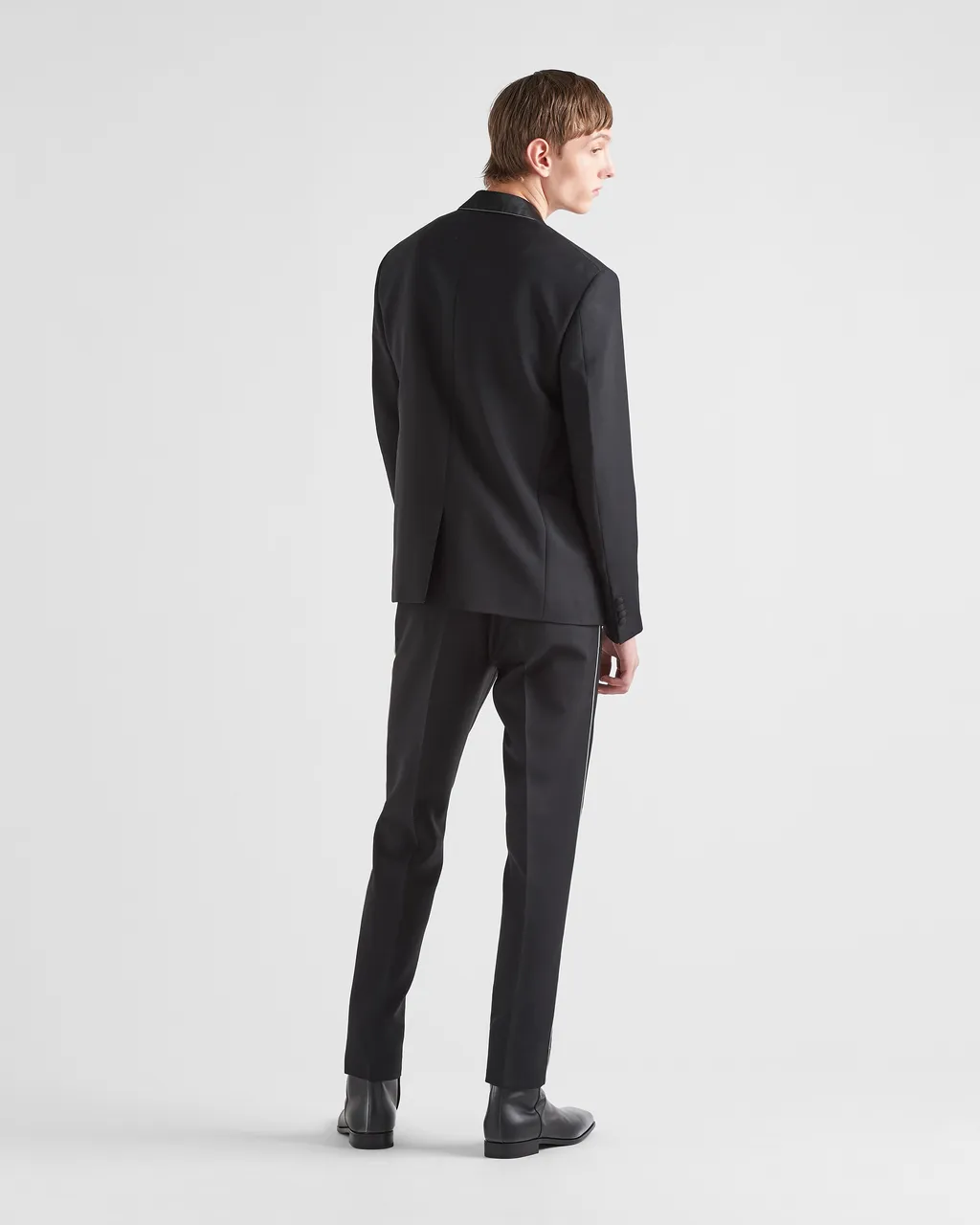 Contrasted Trim Single Breasted Jacket