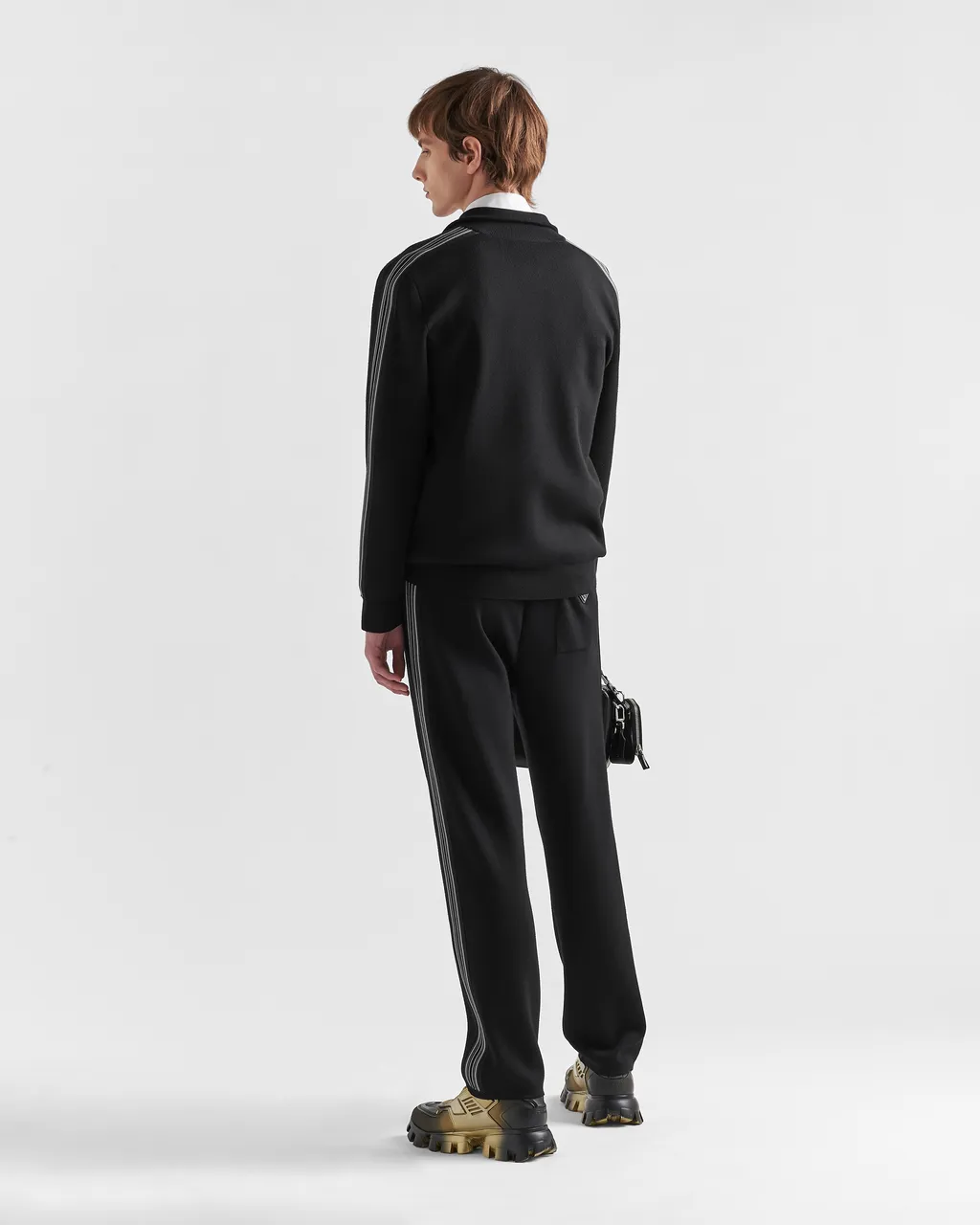 Stripe-Detailed Straight Leg Track Pants