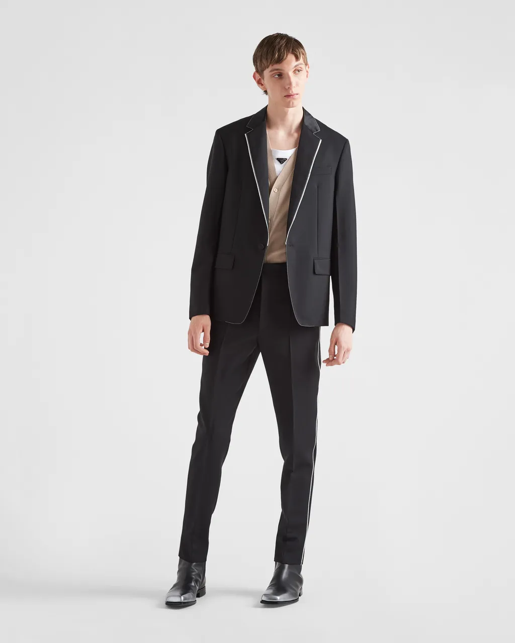 Stripe-Detailed Tailored Trousers
