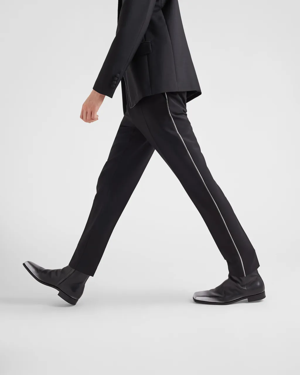Stripe-Detailed Tailored Trousers
