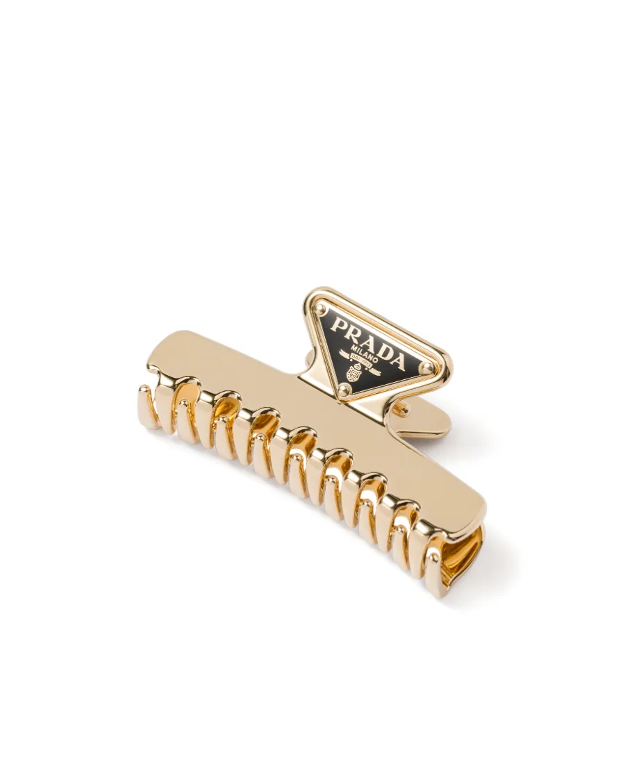 Logo Plaque Hair Clip