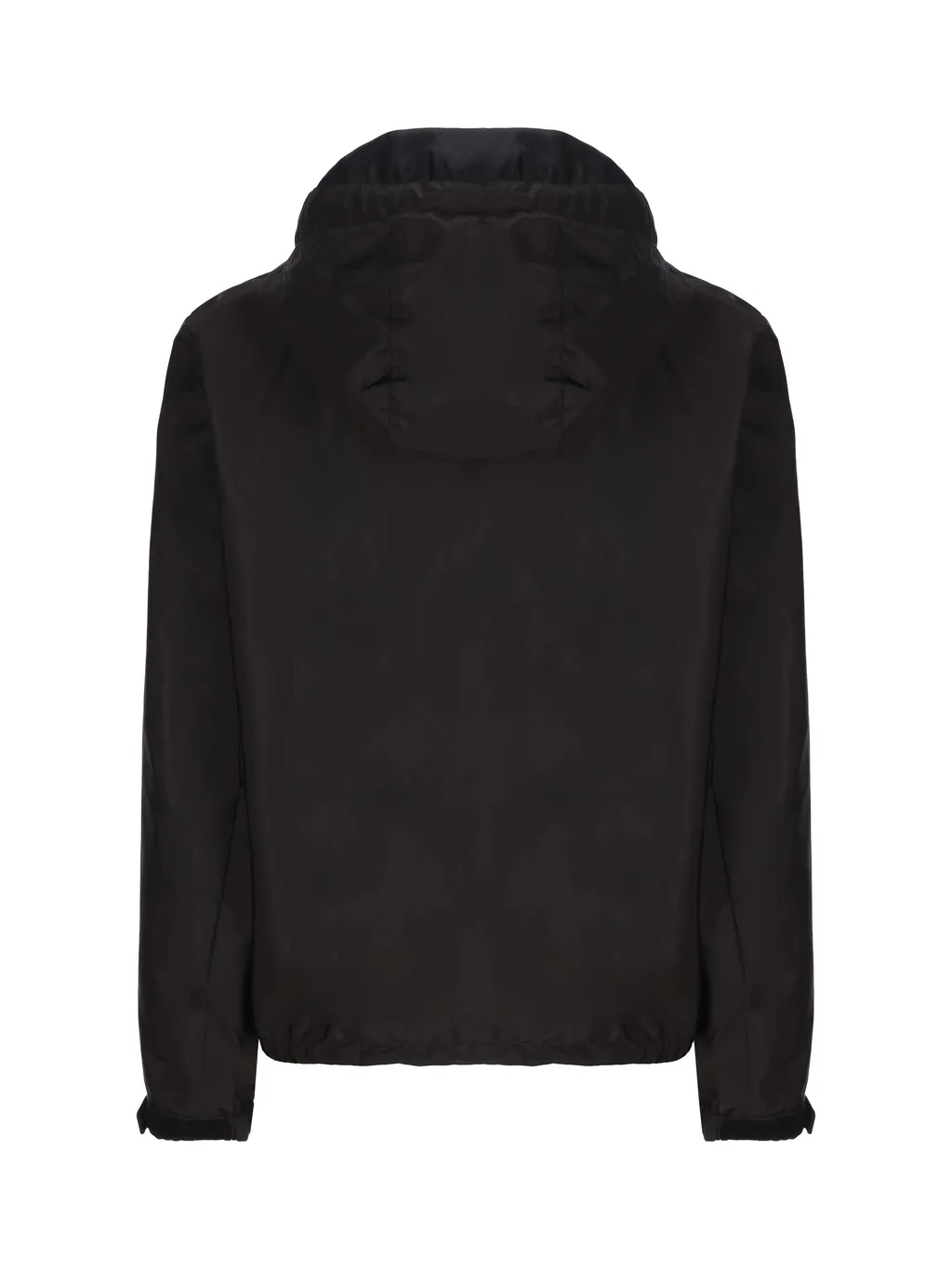 Logo Plaque Zip-Up Hooded Jacket