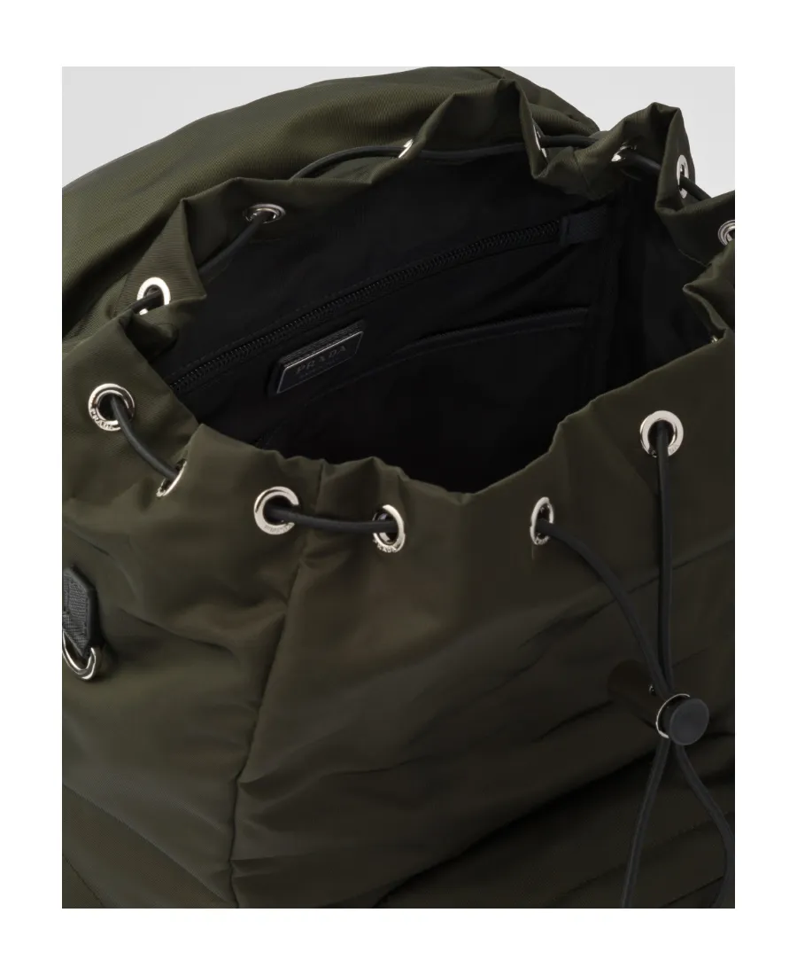 Logo Plaque Buckled Backpack