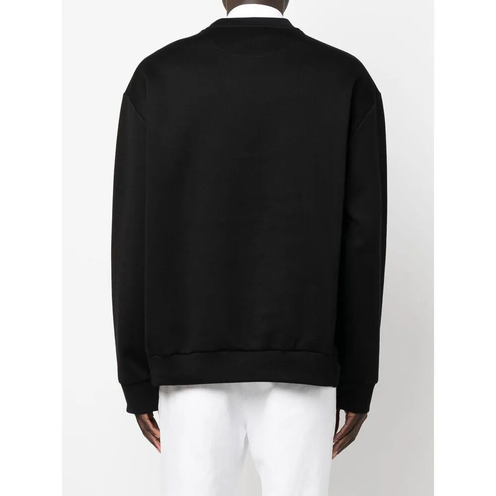 Logo Plaque Crewneck Sweatshirt