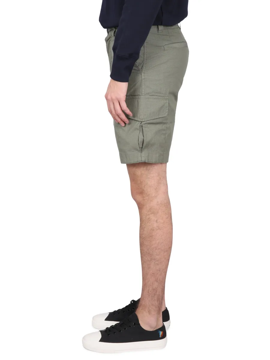 Pocket Detailed Straight Leg Cargo Shorts