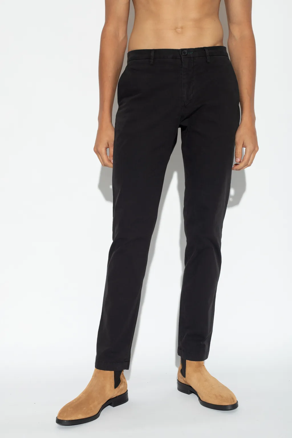Zebra-Patch Chino Trousers