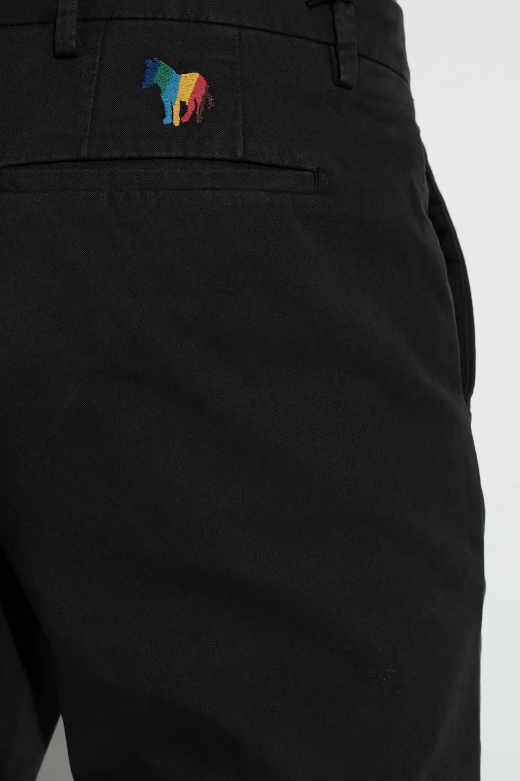 Zebra-Patch Chino Trousers