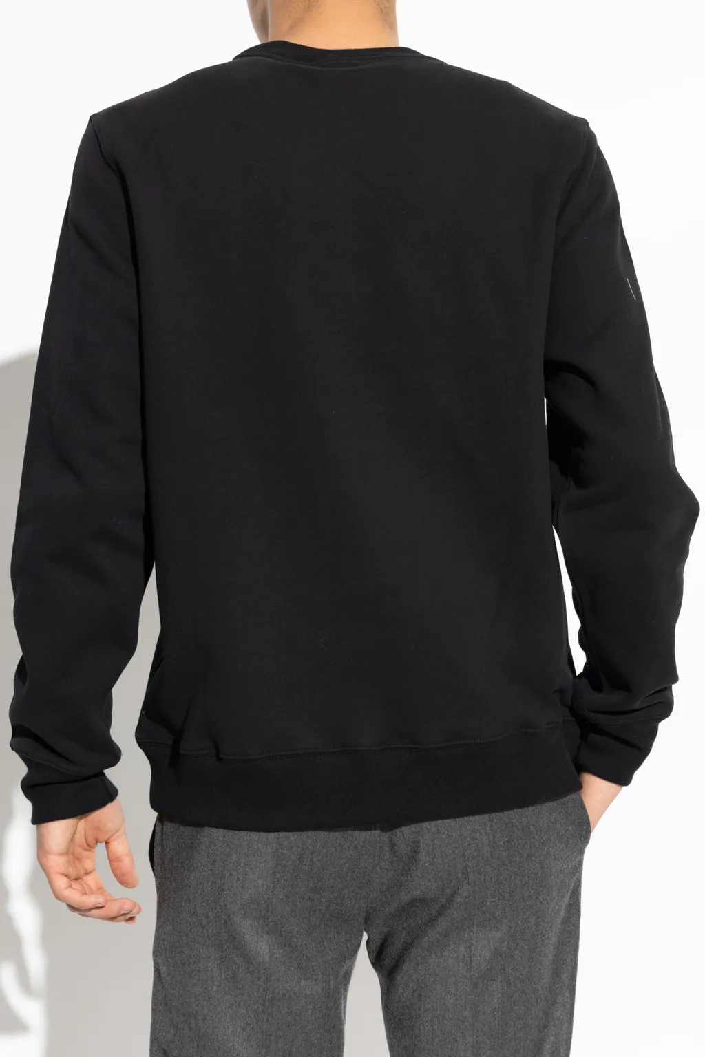 Zebra Motif Jersey Sweatshirt