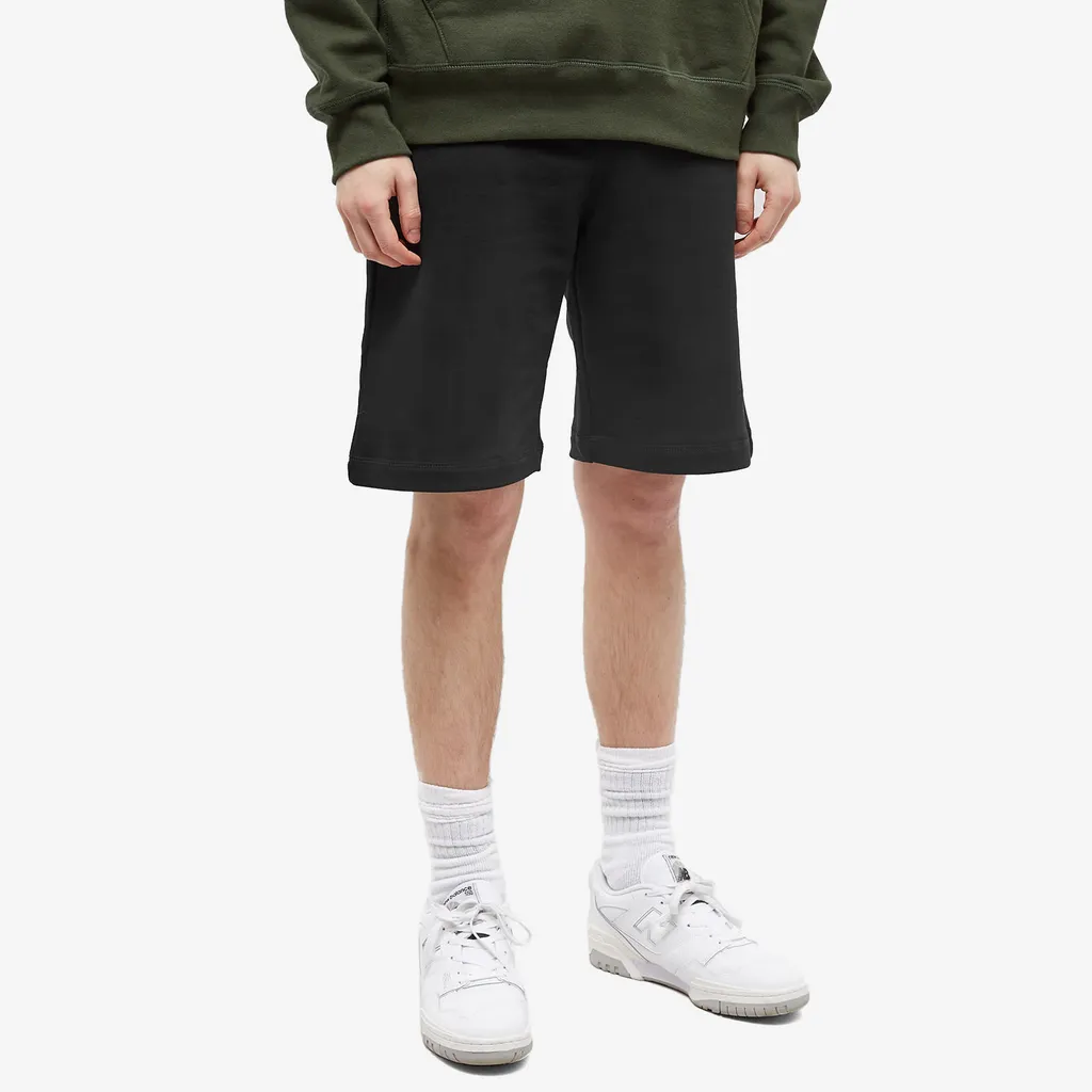 Zebra Patch Drawstring Bermuda Shorts