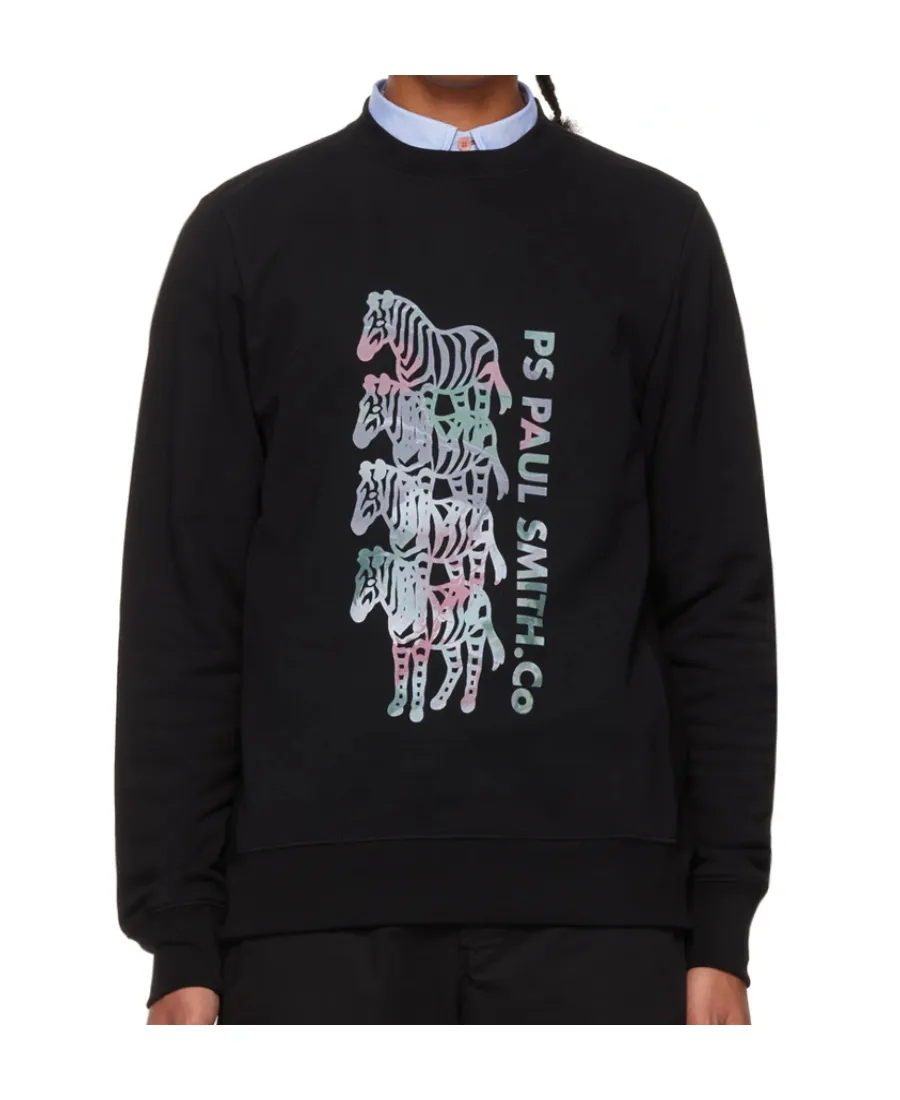 Zebra Stack Pullover