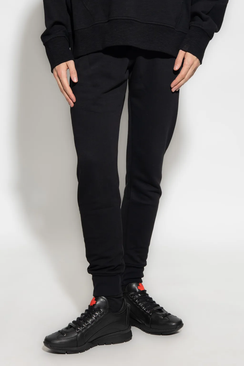 Zebra Patch Drawstring Jogging Pants