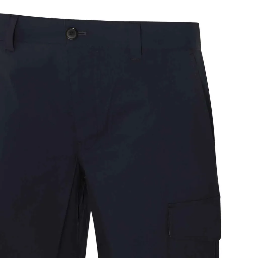 Low Rise Poplin Cargo Shorts