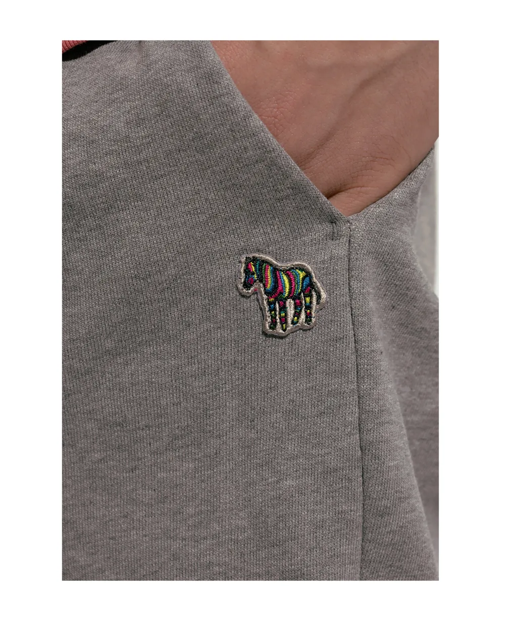 Zebra Patch Drawstring Jogging Pants