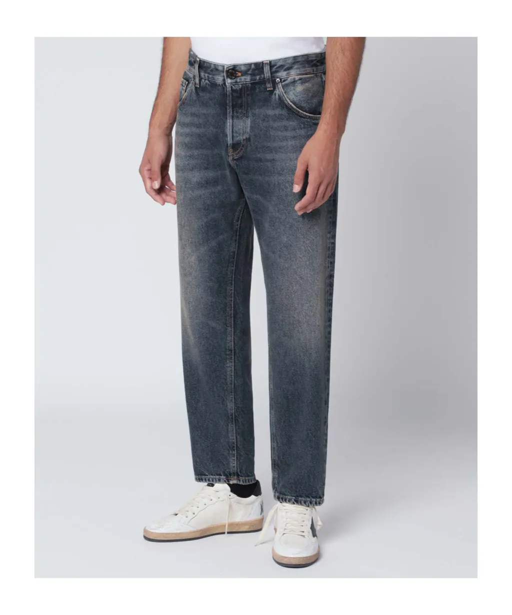 Rebel Washed-Effect Jeans