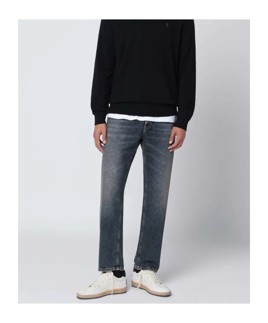 Rebel Washed-Effect Jeans