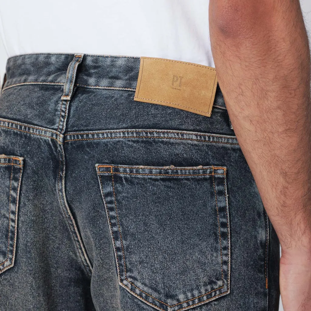 Rebel Washed-Effect Jeans