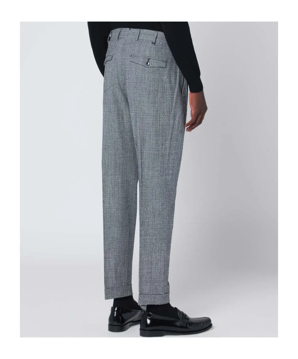 Wool And Cashmere Trousers